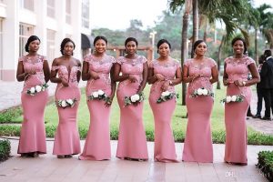 Nigerian bridesmaid clearance dresses 2018